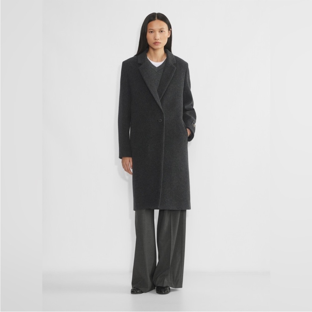 Elegant Black Wool Coat